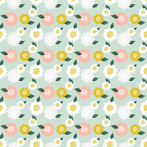 Hibiscus Cotton Fabric