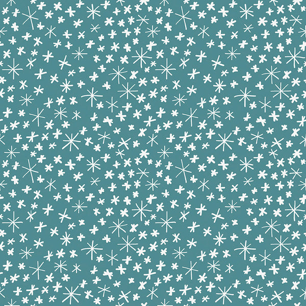 Nice Ice Baby <br> Snowflakes Teal