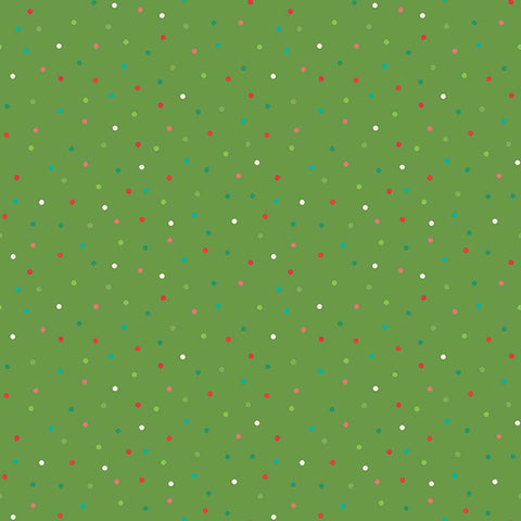 Winter Wonder <br> Dots Green