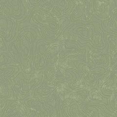 National Parks Topographic Green Cotton Fabric