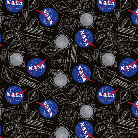 Outer Space by NASA <br> Moon Boots Black