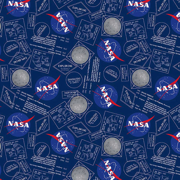 Outer Space by NASA <br> Moon Boots Navy