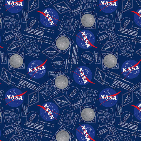 Outer Space by NASA <br> Moon Boots Navy