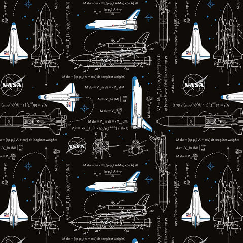 Outer Space by NASA <br> Rocket Math Black