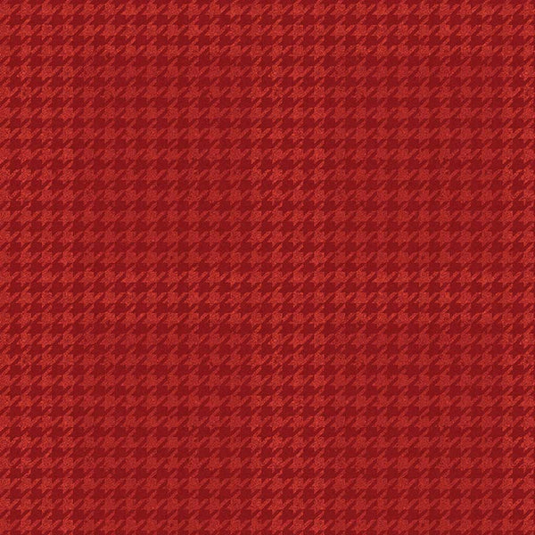 Plaids <br> Houndstooth Red