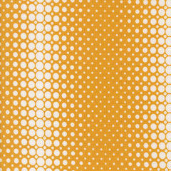 Pattern of white circles on a yellow background