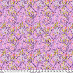 Purple background with hidden squirrel print with ruler