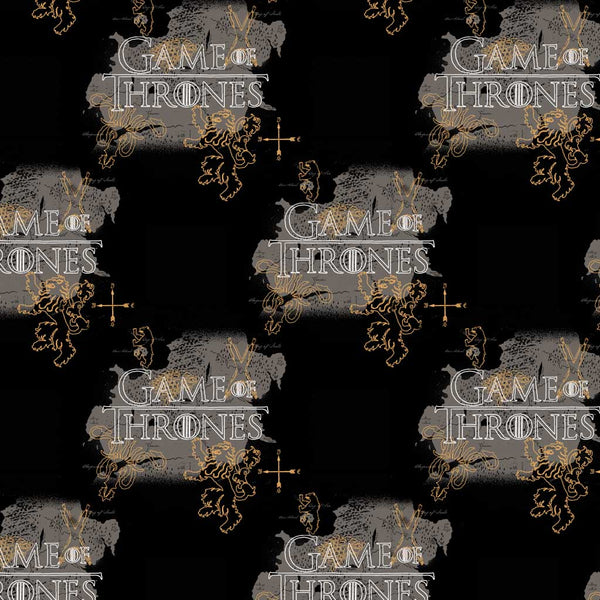 Game of Thrones <br> Westeros Map Black