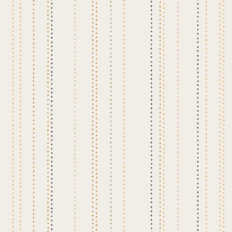 Light linear print on an off-white background