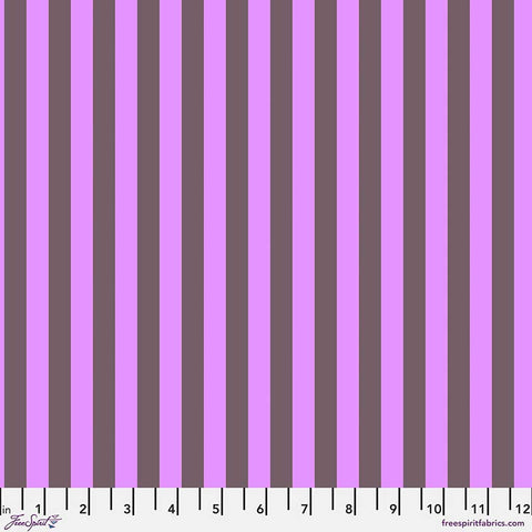 Pattern of purple stripes with ruler