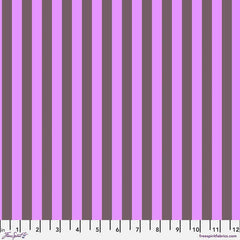 Pattern of purple stripes with ruler