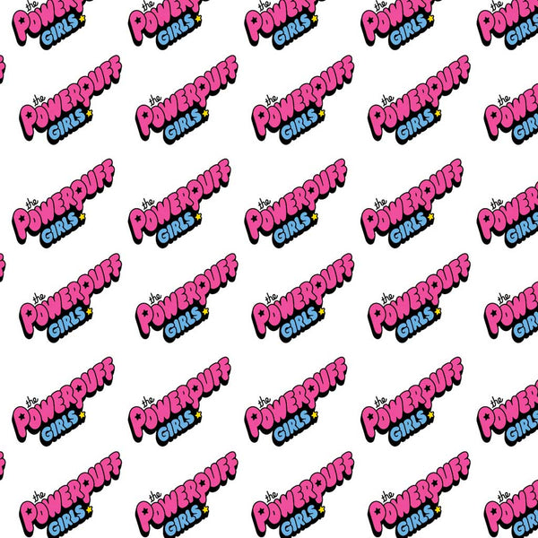 Powerpuff Girls <br> Diagonal Logo White
