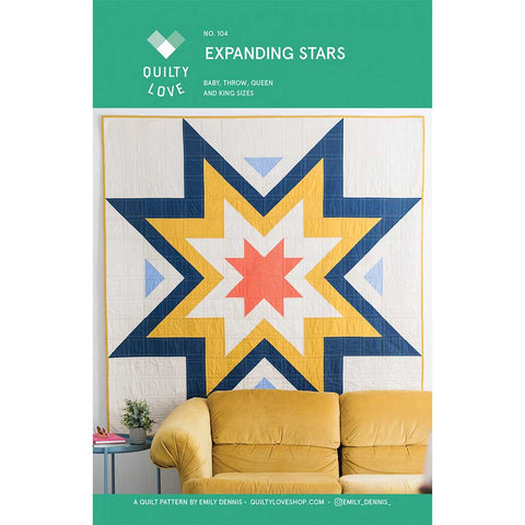 Expanding Stars Quilt Pattern