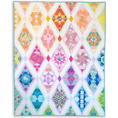 PREORDER JANUARY 2024 <br> Tula Pink <br> Queen of Diamonds <br> Block of the Month Quilt Kit #4