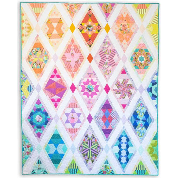 Tula Pink <br> Queen of Diamonds <br> Block of the Month Quilt Kit #3