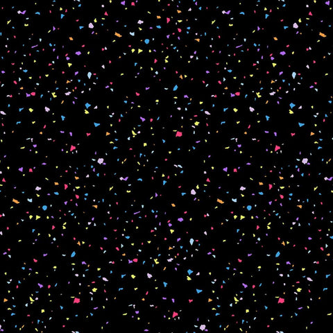 Confetti - Multi On Black