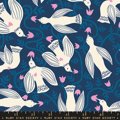 Endpaper <br> Hummingbirds Bluebell