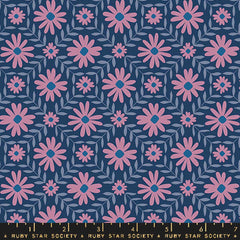 Endpaper <br> Floral Endpaper Bluebell