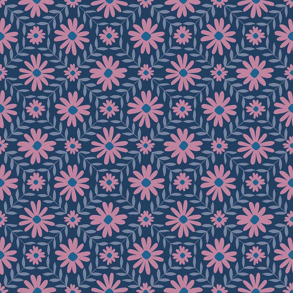 Endpaper <br> Floral Endpaper Bluebell