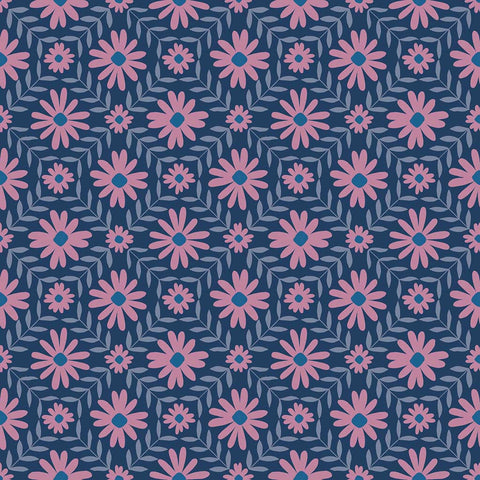 Endpaper <br> Floral Endpaper Bluebell