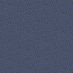 Pattern of dog bones on a dark blue background