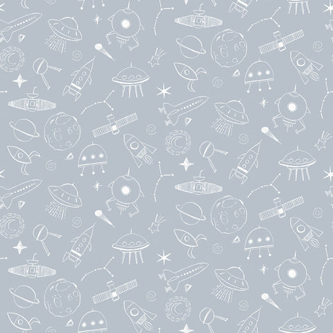 To the Moon Cotton Fabric