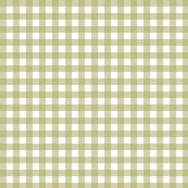 Secret Garden <br> Olive Grove Gingham Olive