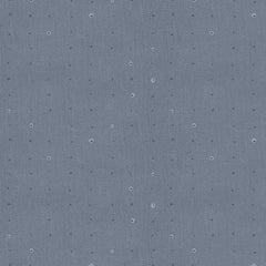 Pattern of small dots arranged in a grid on a dark blue background