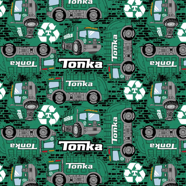 Tonka <br> Recycling Trucks Green