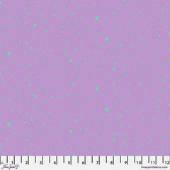 Purple background with moon and stars blender print with ruler