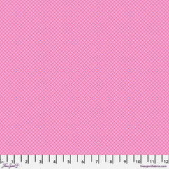 Pink grid blender print with ruler