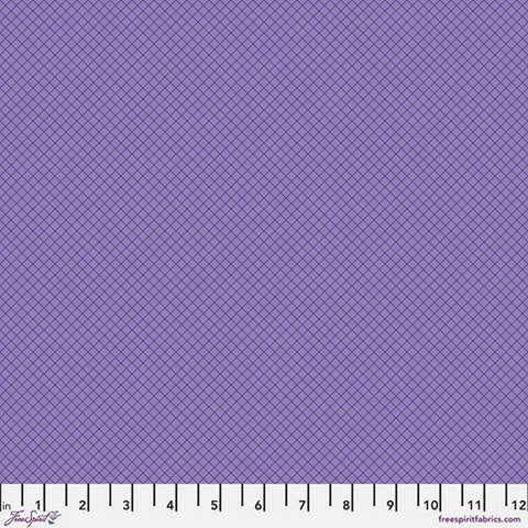 Purple grid blender print with ruler