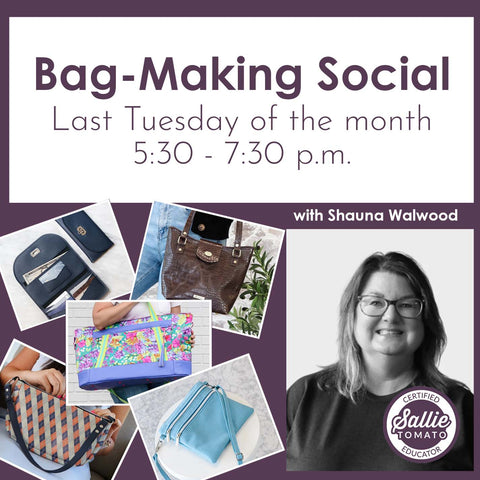Bag-Making Social <br> Tuesday, September 29 <br> 5:30 - 7:30 p.m.