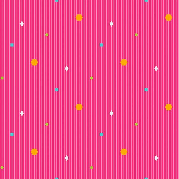 Colour Wall <br> Stripe Hot Pink