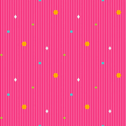 Colour Wall <br> Stripe Hot Pink