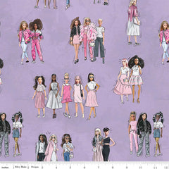 Barbie Girl Main Lilac Cotton Fabric