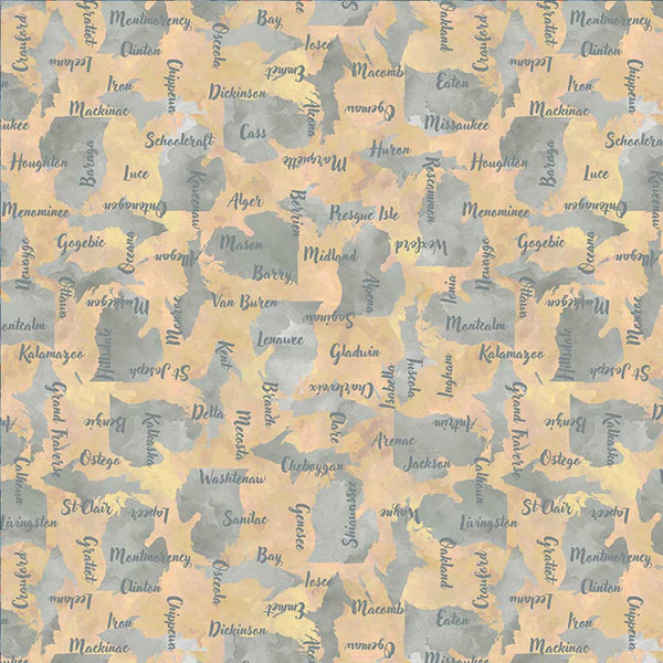 Michigan Shop Hop 2025 <br> Counties Sand