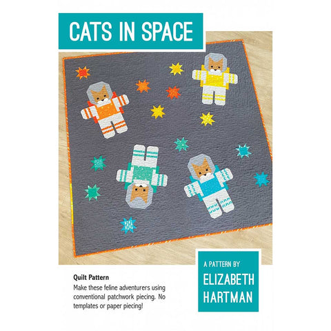 Cats in Space Quilt Pattern
