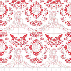 2 Yard Precut <br> Disney Elena of Avalor <br> Outline Ruby