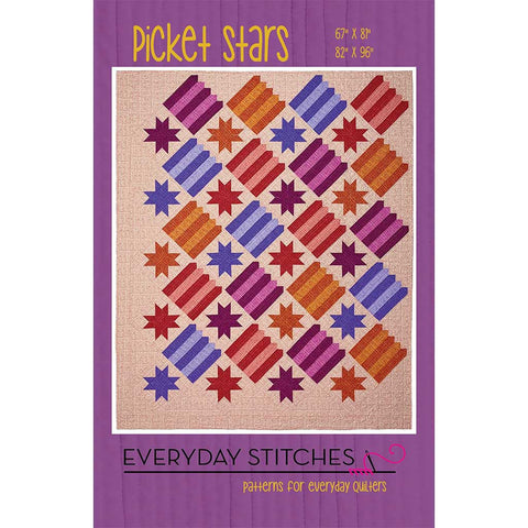 Picket Stars Quilt Pattern
