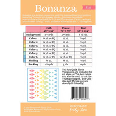 Bonanza Quilt Pattern