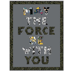 May the Force Quilt Pattern