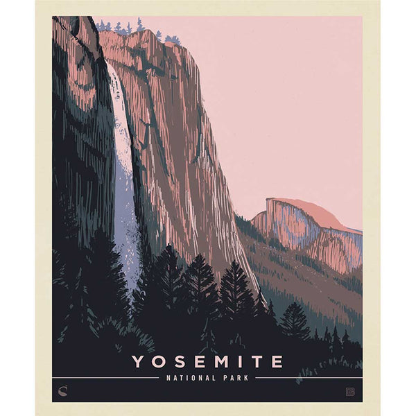 National Parks <br> Poster Panel Yosemite