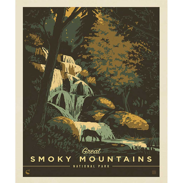National Parks <br> Poster Panel Great Smoky Mountains