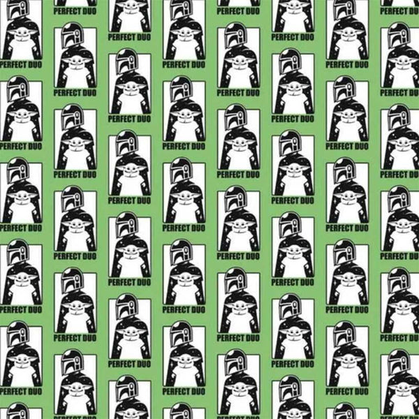 2 Yard Precut <br> Star Wars <br> Mandalorian Perfect Duo