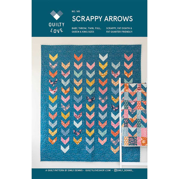 Scrappy Arrows Quilt Pattern