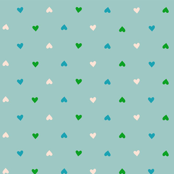 Best Day Ever <br> Hearts Turquoise