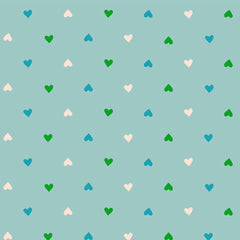 Best Day Ever <br> Hearts Turquoise