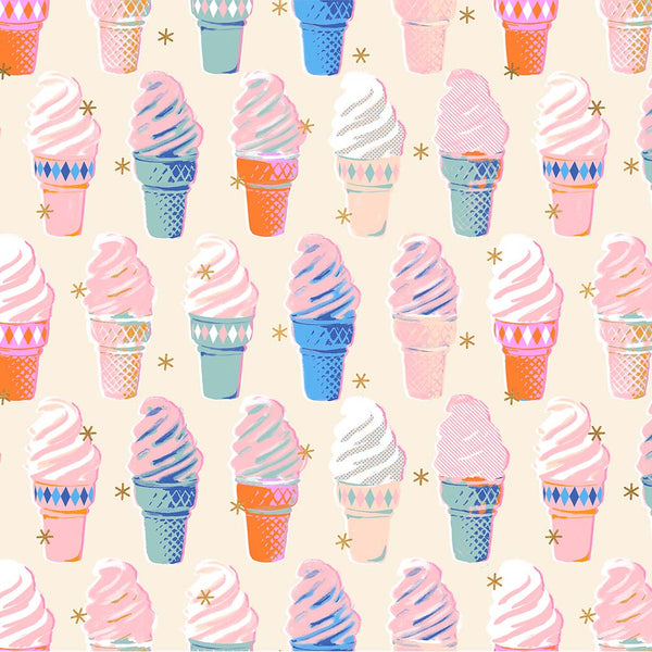 Best Day Ever <br> Ice Cream Natural Metallic