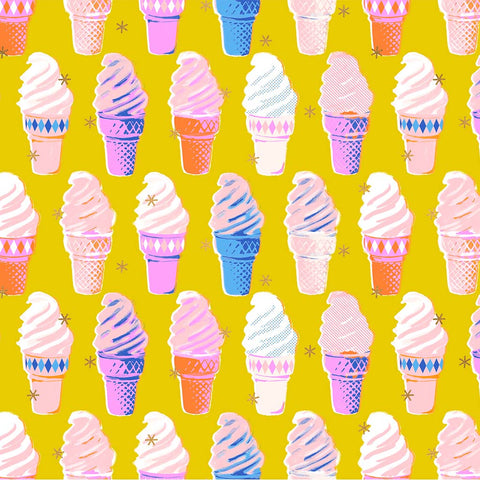 Best Day Ever <br> Ice Cream Golden Metallic